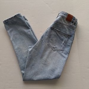 Vero Moda distressed high rise relaxed fit jeans